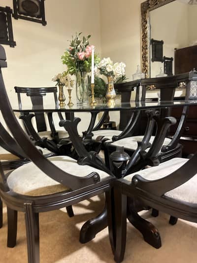 Dining table premium sheeshum wood