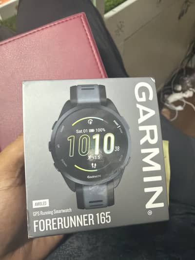 Garmin forerunner 165 amoler gps running smartwatch
