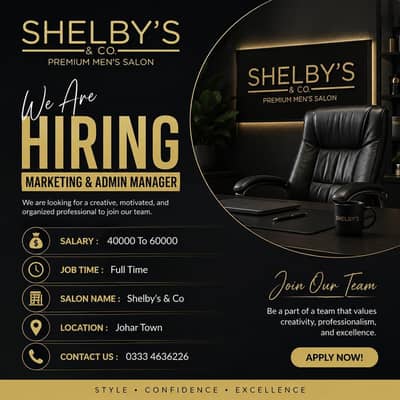 Marketing & Admin Manager