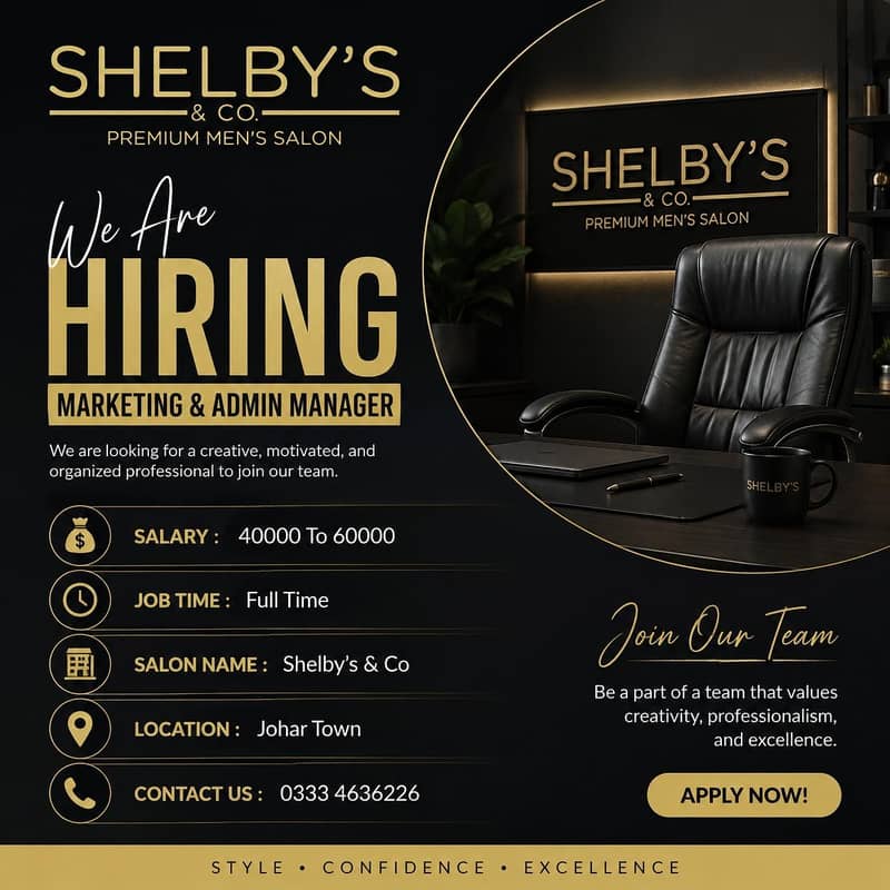 Marketing & Admin Manager 0