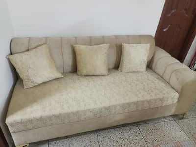 L shaped sofa set with table