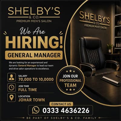 Salon General Manager