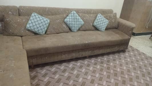 L- Shaped Sofa 7 - Seaters