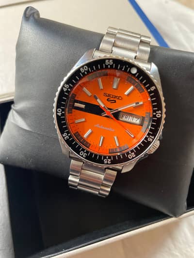 Seiko 5 Sports Automatic - Refurbished | Orange Dial Diver Style