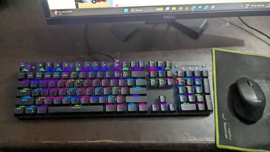 fantech mechanical keyboard mouse legitech wireless