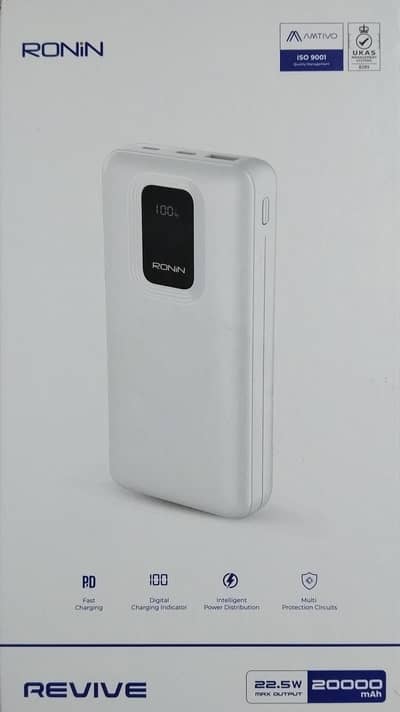 Ronin R-4025 Power Bank – 20000mAH Brand New