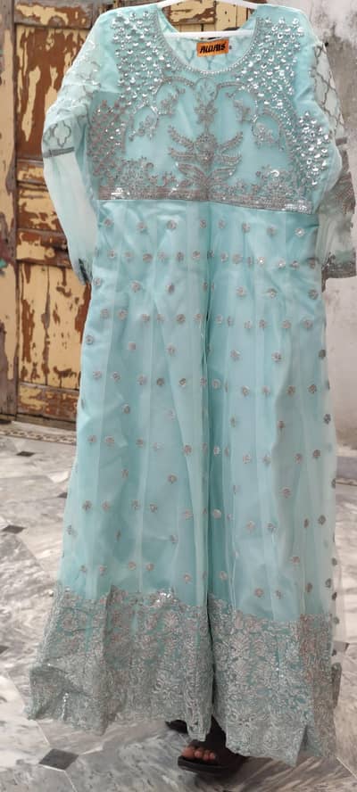 beautiful net maxi