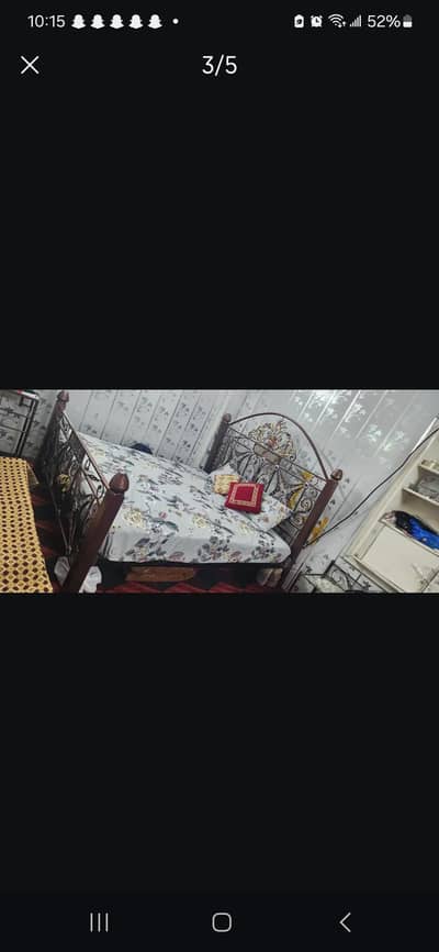 Premium Iron Bed Set – Strong & Durable Stylish Iron Bed Set – Modern