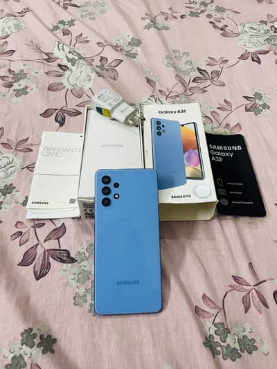 Samsung Mobile A32 6/128 with complete accessories