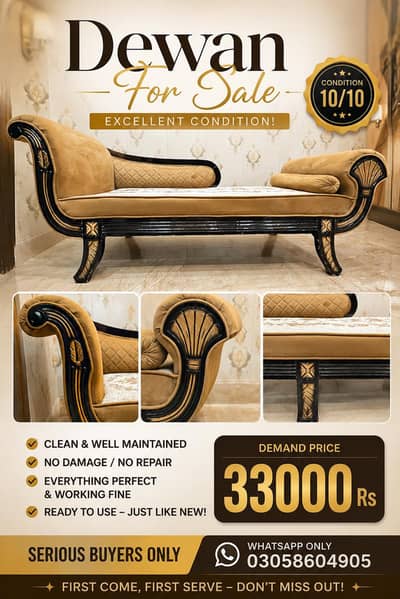 Dewan For Sale — Excellent Condition!