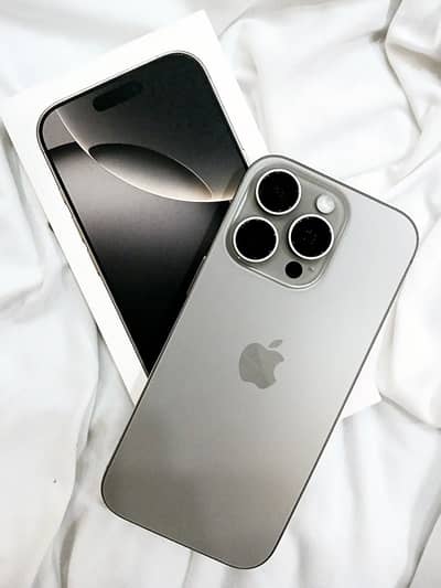 iPhone 16 pro max 256gb official PTA approved 10/10 with box