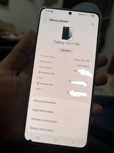 Samsung Mobile S21 Plus