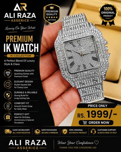 Premium IK Collection Luxury Watch | Ali Raza Asserice | Rs. 1999
