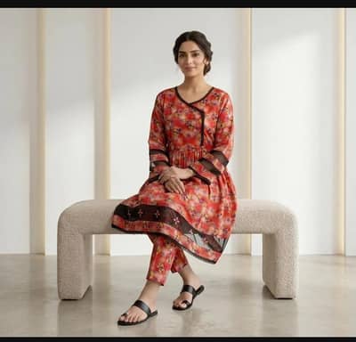 Stitched Frock And Trouser Sale Free home Delivery