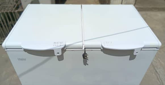 higher double door freezer