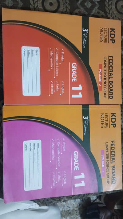 KIPS, ICS Lecture Notes , Vol 1 & 2, First year
