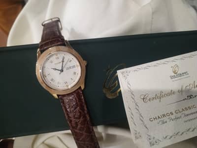DIAMOND WATCH WITH CERTIFICATE