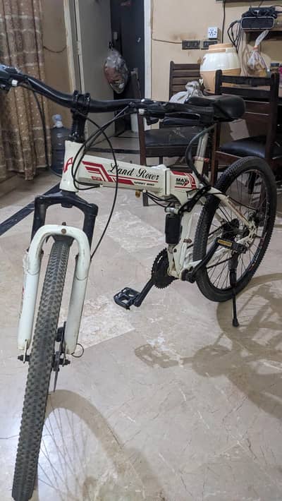land Rover foldable cycle