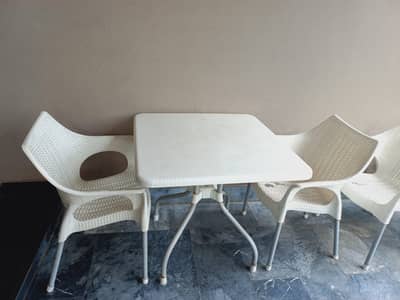 Boss Chairs and Table