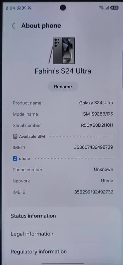 Samsung Mobile S24 Ultra