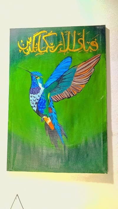 hummingbird handmade Painting