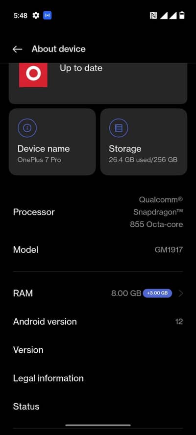 One Plus 7 Pro