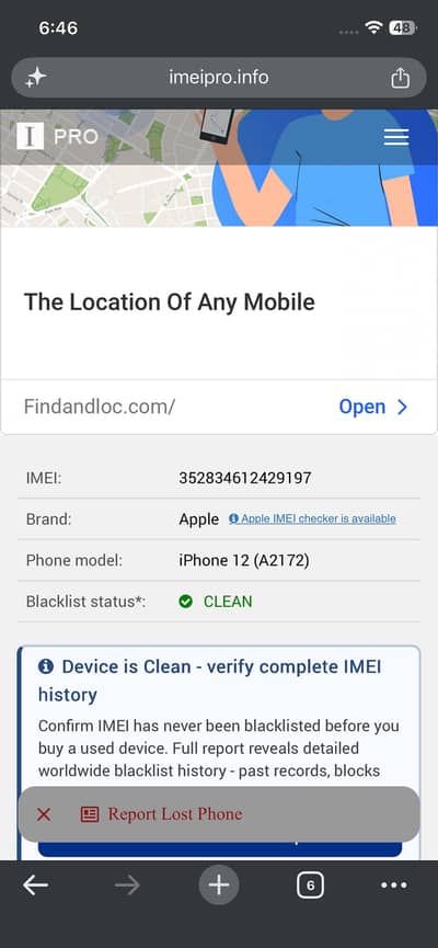 Apple iPhone 12 with 128GB storage