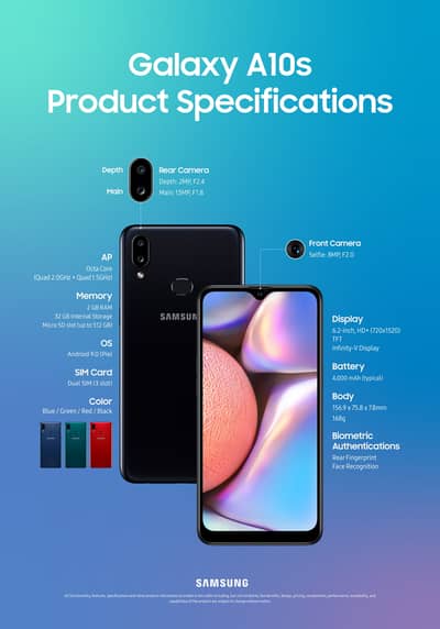 Samsung Mobile A10S
