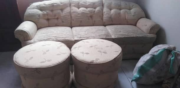 7 seater sofa  foam and structure 10/10  order made only cover damaged