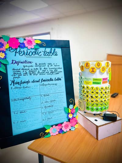 HANDMADE 3d periodic table project