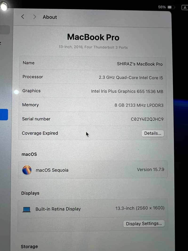 MACBOOK PRO (2018) 1