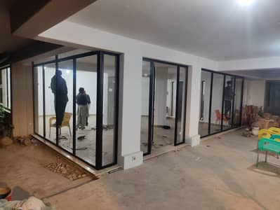 glass & Aluminium windows / Home interior  and glass work