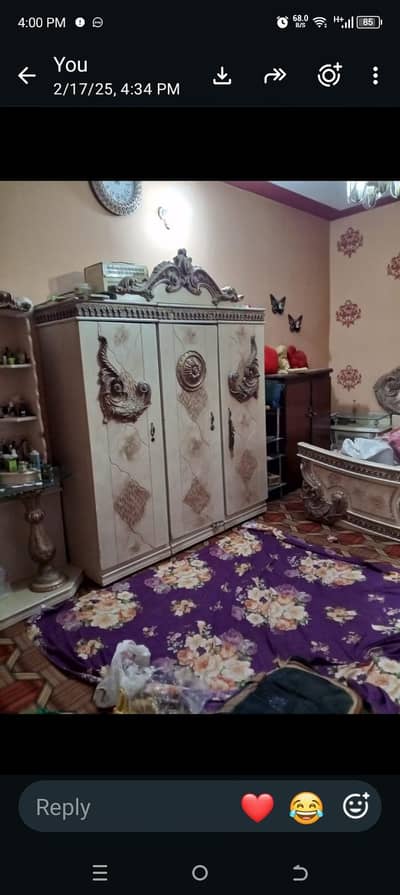just like new wooden 4 piece set
