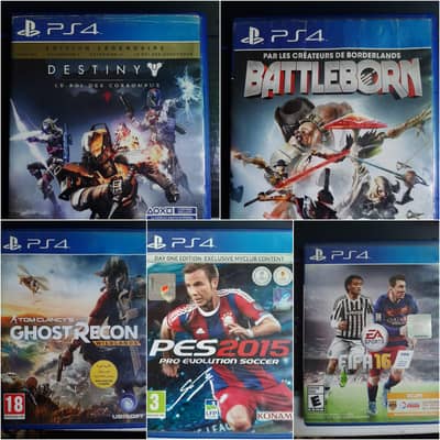 ps4 games bundle|FIFA 16,PES 2015,battleborn and destiny
