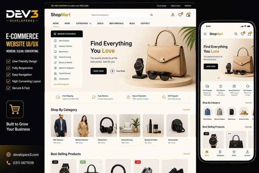Website & Mobile App Development Services | DEV3 4