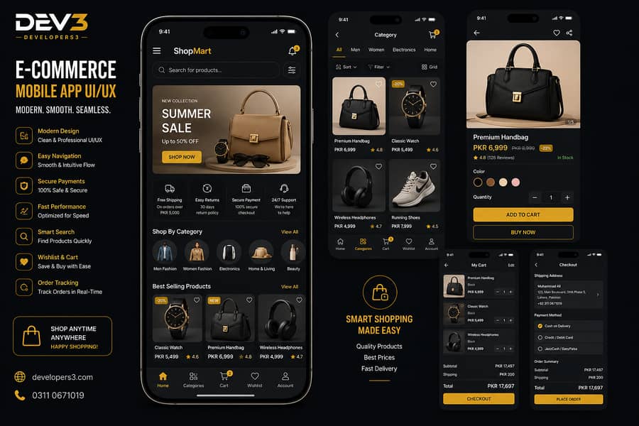 Website & Mobile App Development Services | DEV3 5
