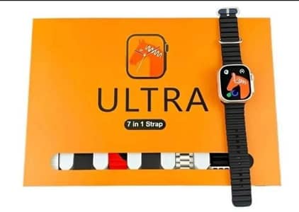 ultra smart watch 7 in 1 straps