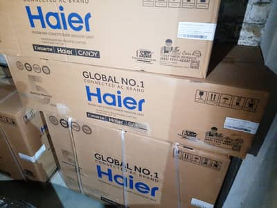2 brand new pinpack Haier 1.5 Ton T3 Ac