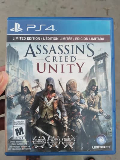 Assassins Creed Unity Limited Edition PS4 Game Disc