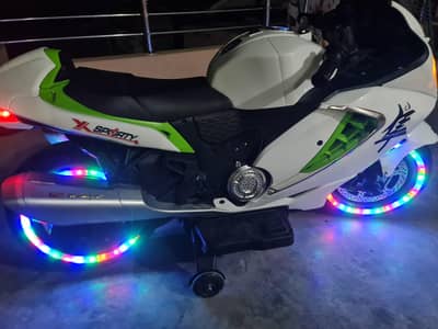 Kids electric bike With 14th August Theme colour 4 feets long 2.5 feet