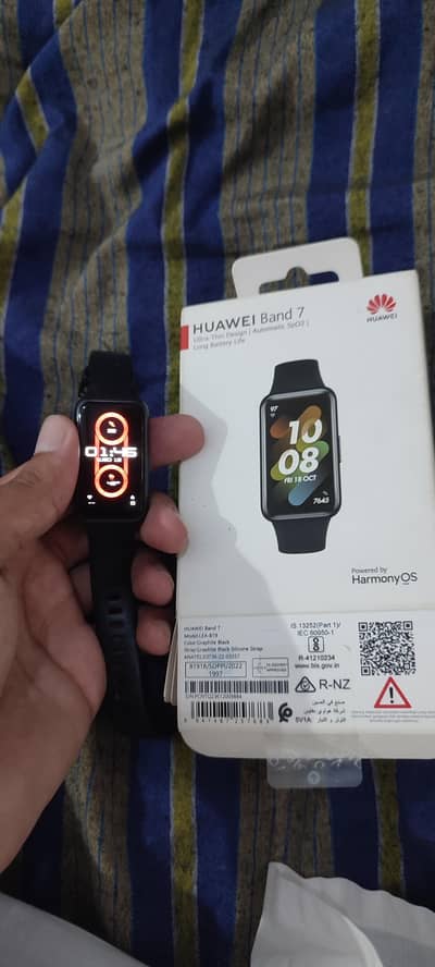 Huawei band 7 watch.
