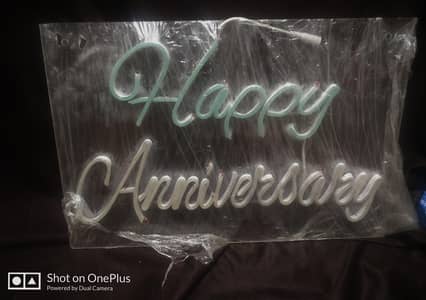 Neon sign for gift