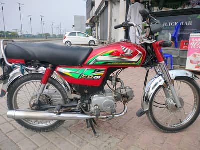 Honda CD70 21bata22 model for sale what'sapp number 03455119831