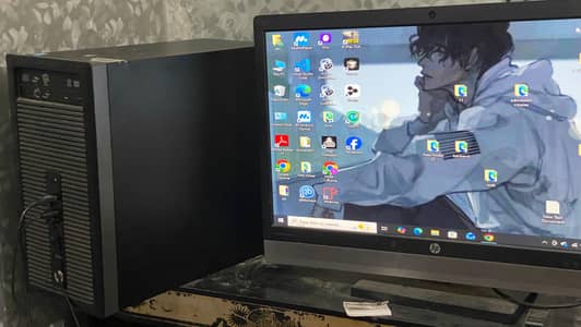 Computer Tower + 24 inches LCD