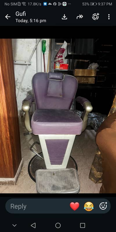 I am selling barber chair