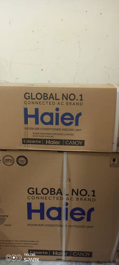 Haier 1.5 Ton T3 Plus Inverter AC (Model: HSU-20HFTEX) - Brand New