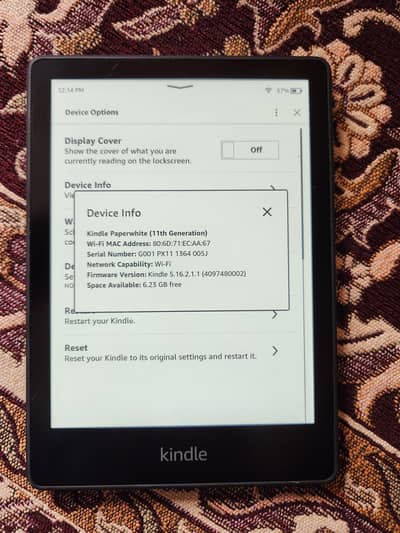 Amazon kindle paperwhite 11th generation