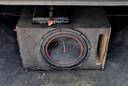 woofer+amp with grips