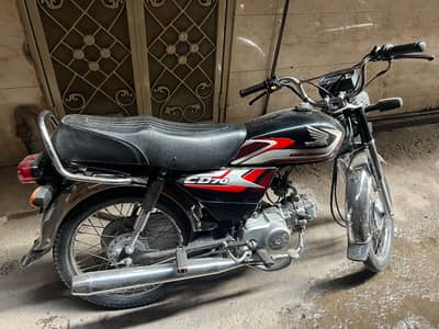 Honda 70 24/25model han all ok han paisy ki need han is liya sell kar