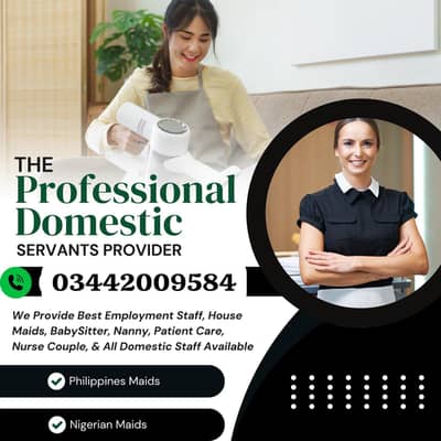 Maid /Cook/ Baby Care / Patient Care / Nurse / Kitchen Helper/ Driver